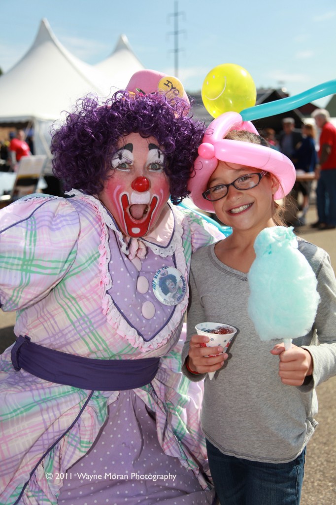 The joy from a Clown at Jubilee Minnesota 2011 in Apple Valley Minnesota