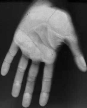hand of Michael Moran