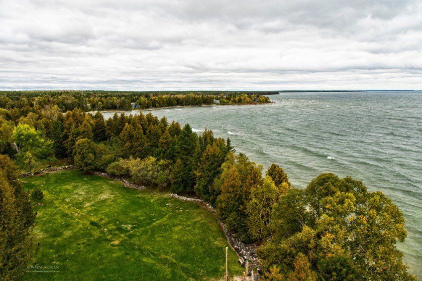 View From  Cana Island Lighthouse  Door County Wisconsin