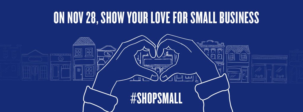 #SmallBizSat is Nov 28. Get ready to show your love for the businesses that make your community special. Get up, get out, and #ShopSmall.